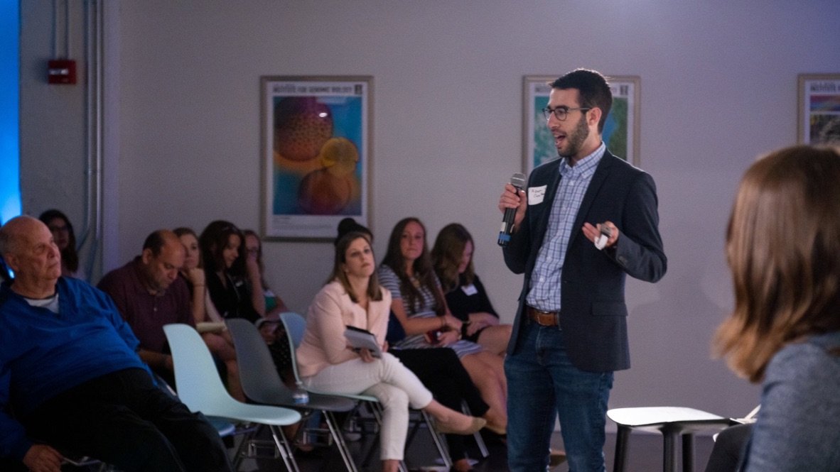 purple fade adam speaking careband